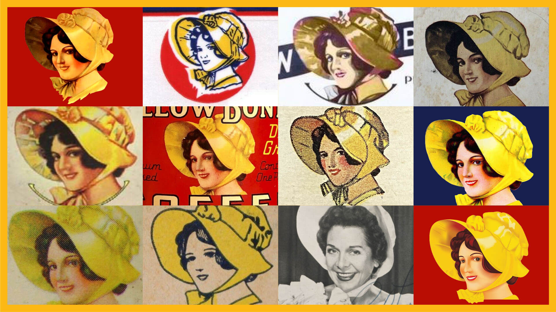 The different versions of the Yellow Bonnet Girl