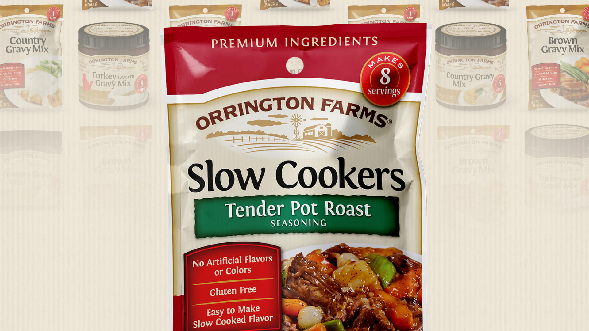 Orrington Farms Slow Cookers Tender Post Roast Seasoning Packet