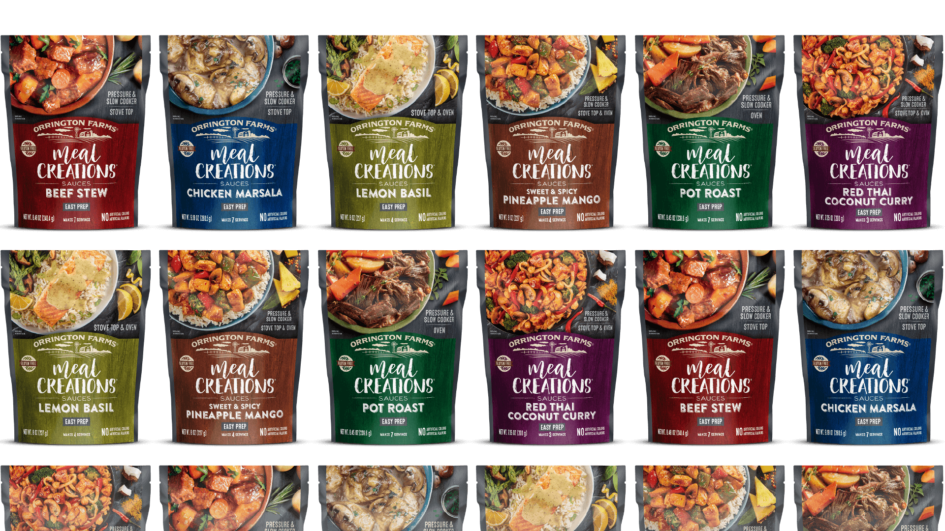Orrington Farms Meal Creations Products Pouches Wall