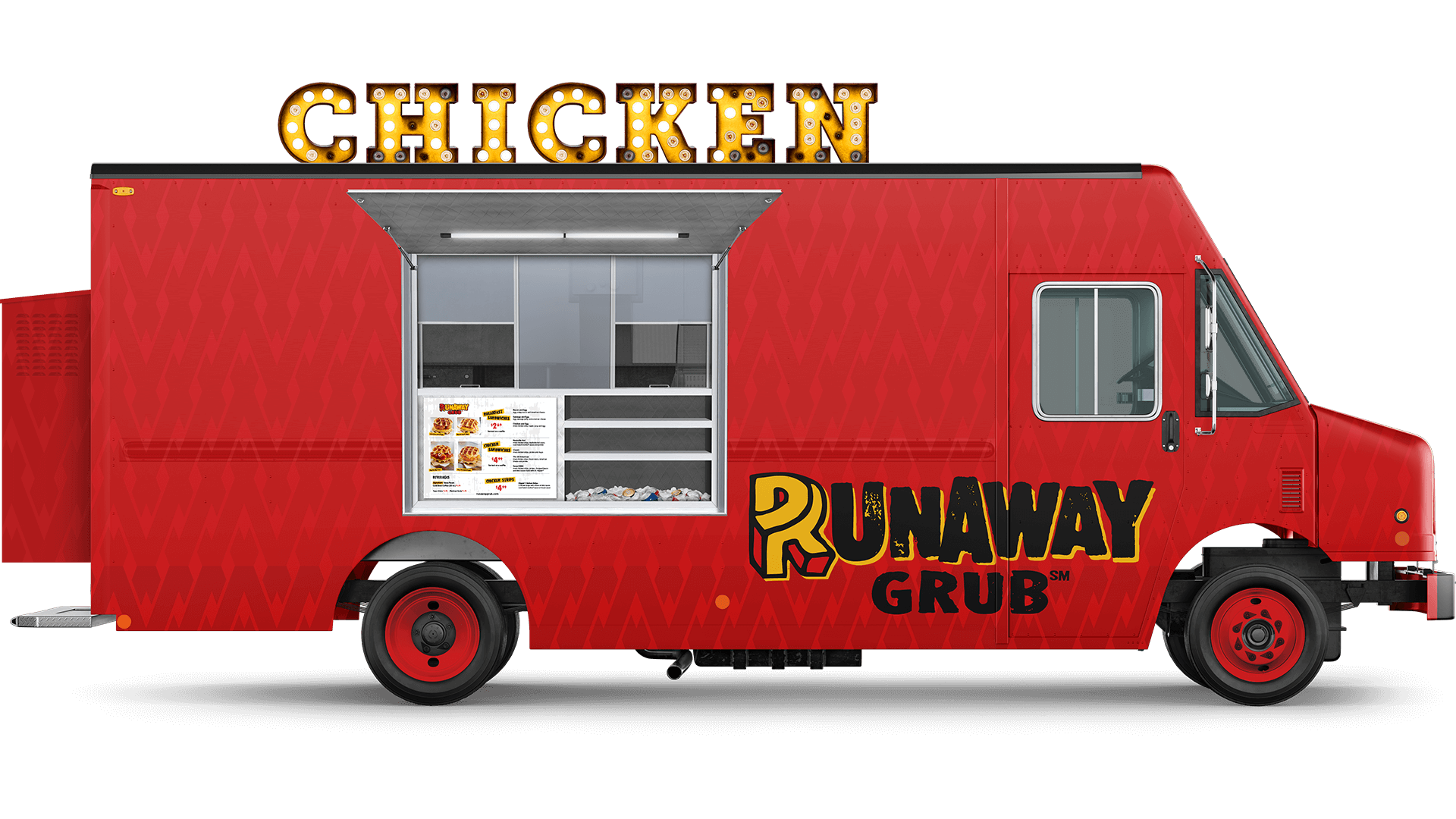 Runaway Grub Food Truck Service Side