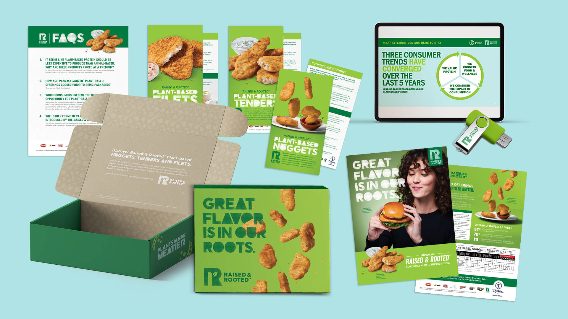 Raised & Rooted Direct Mail Kit