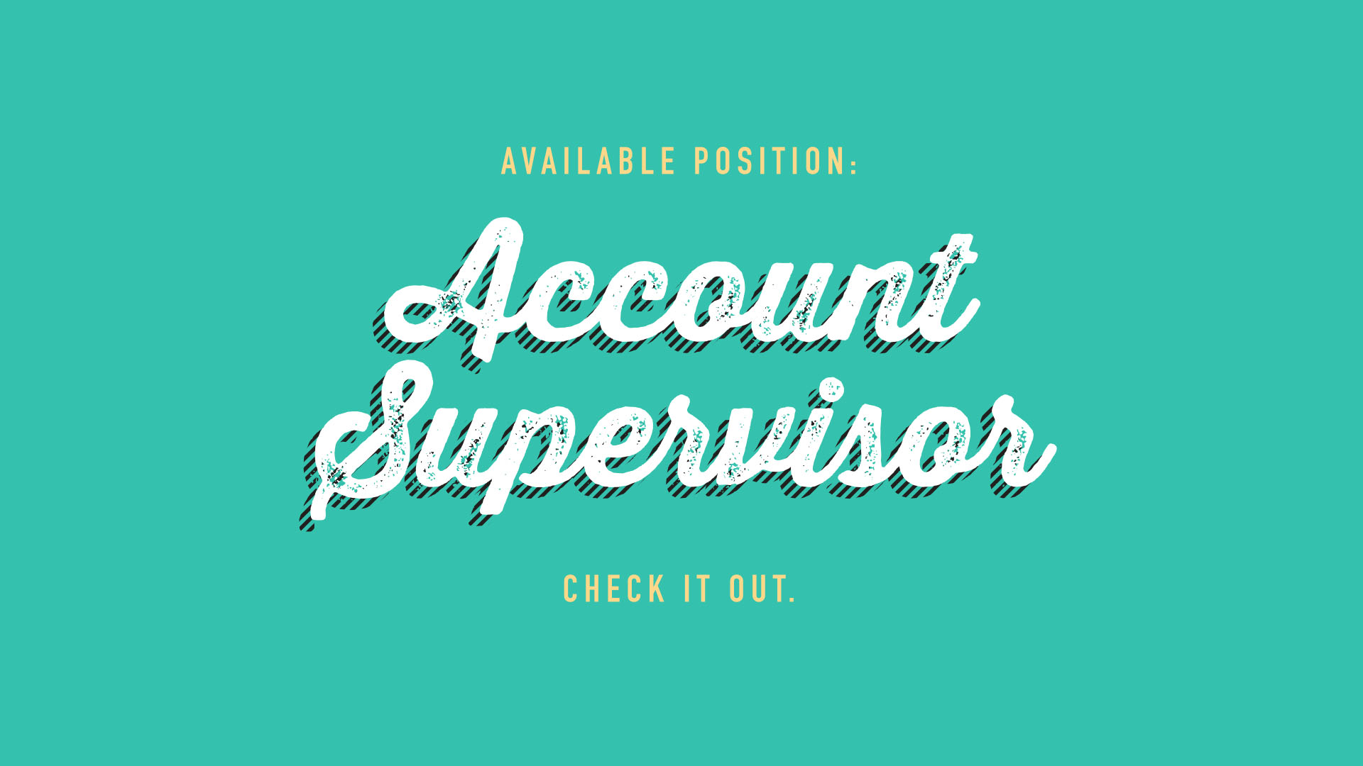 Account Supervisor